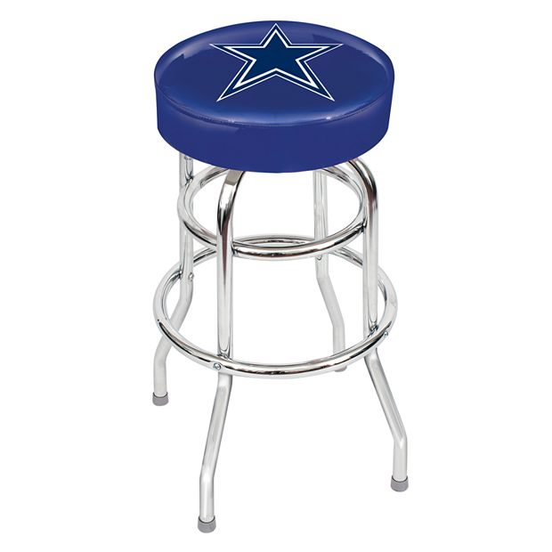 Buy 5 Piece Dallas Cowboys Logo Chrome Finish White Pub Table w/ 4