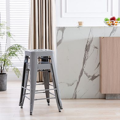 Indoor / Outdoor Bar Stool 2-piece Set