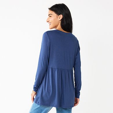 Maternity Sonoma Goods For Life® Long Sleeve Empire Waist Top