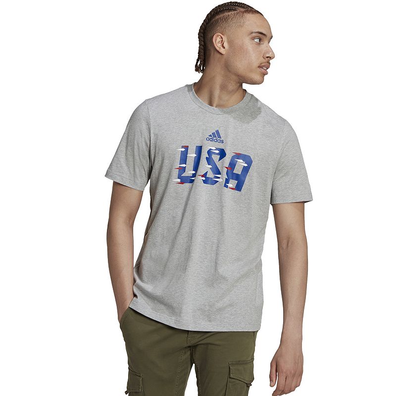 Mens adidas FIFA World Cup 2022 Tee, Size: Small, Med Grey