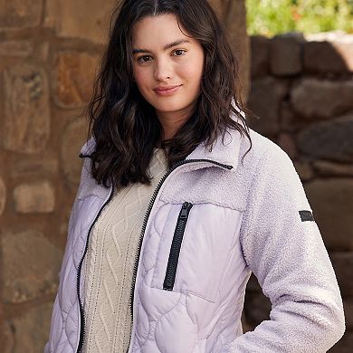 Women's Koolaburra by UGG Mixed-Media Fleece Jacket