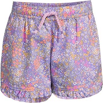 Girls 2-20 Lands' End Chambray Woven Pull-On Shorts in Regular & Plus