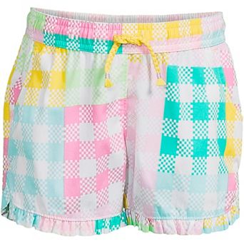 Girls 2-20 Lands' End Chambray Woven Pull-On Shorts in Regular & Plus