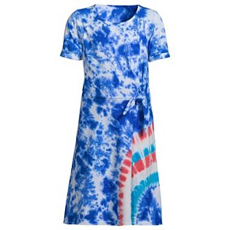 Girls 2-20 Lands' End Side Tie Dress in Regular & Plus