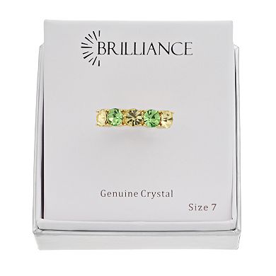Brilliance Multicolor Crystal Ring