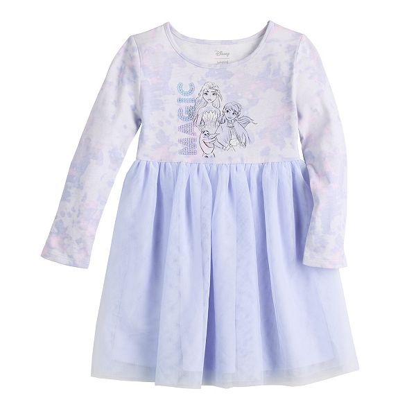 Disney's Frozen Girls 4-12 Long-Sleeve Tutu Dress by Jumping Beans®