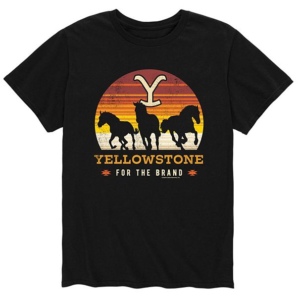 Men's Yellowstone Wild Horses Tee