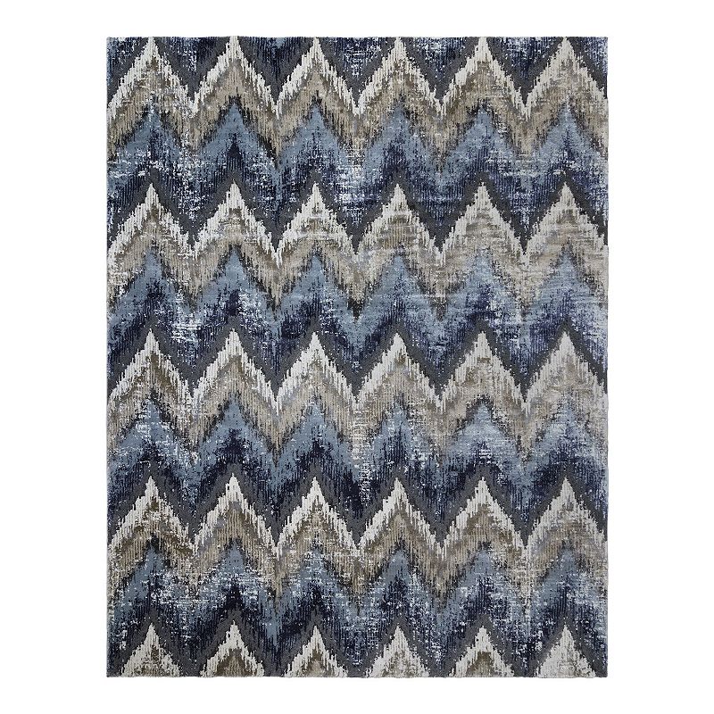Gertmenian Romeo Lagan Rug, Blue, 5X7 Ft
