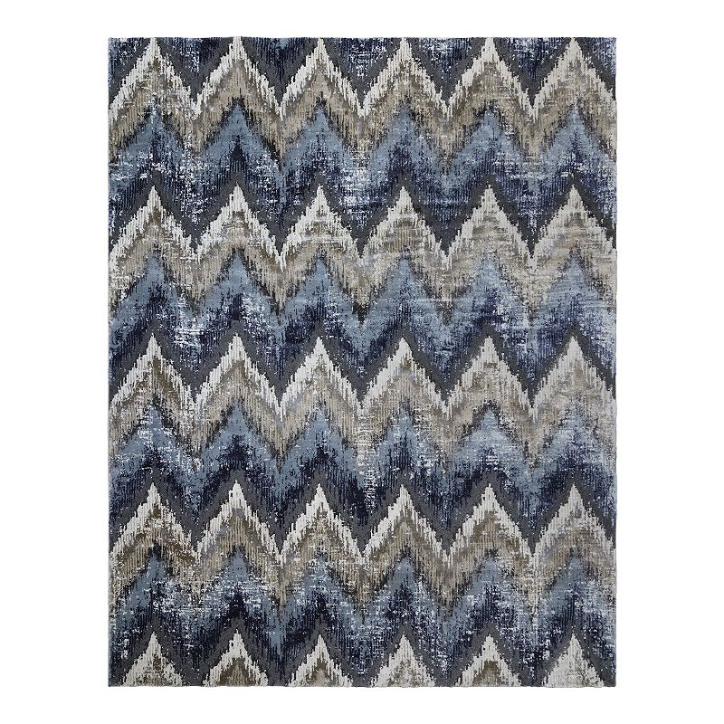 Gertmenian Romeo Lagan Rug, Blue, 9X13 Ft