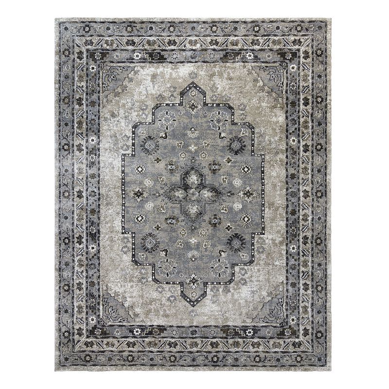 Gertmenian Romeo Toaze Rug, Beig/Green, 5X7 Ft