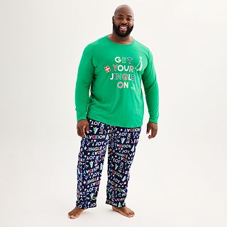 Jammies For Your Families Get Your Jingle On Navy Pajama Collection