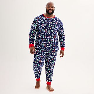 Jammies For Your Families Get Your Jingle On Navy Pajama Collection