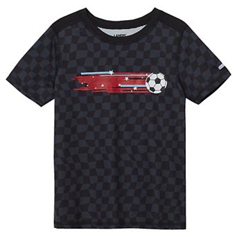 Boys 2-20 Lands' End Short Sleeve Colorblock Active Performance Tee in Regular & Husky