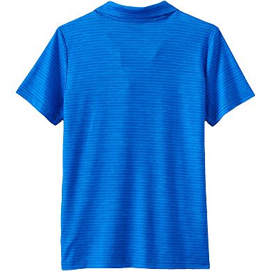 Boys 10-20 Lands' End Short Sleeve Athletic Polo Shirt in Husky