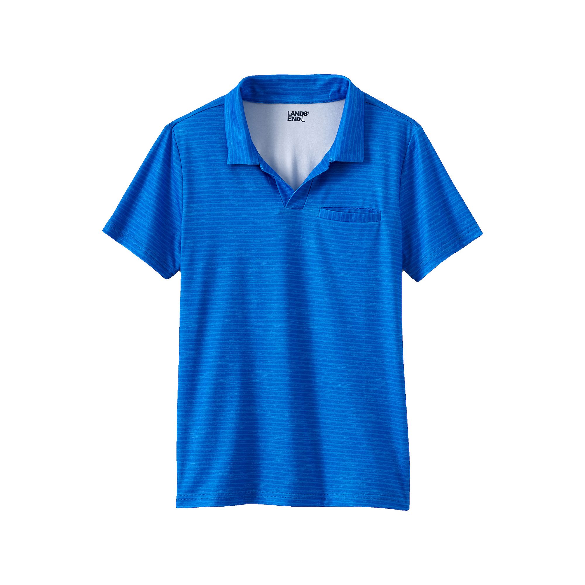 Boys 10-20 Lands End Short Sleeve Athletic Polo Shirt in Husky, Boys, Siz