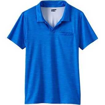 Boys 10-20 Lands' End Short Sleeve Athletic Polo Shirt in Husky
