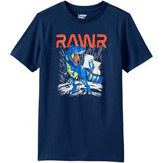 Boys 2-20 Lands' End Quirky Short Sleeve Graphic Tee in Regular & Husky