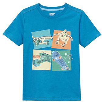 Boys 2-20 Lands' End Quirky Short Sleeve Graphic Tee in Regular & Husky