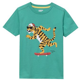 Boys 2-20 Lands' End Quirky Short Sleeve Graphic Tee in Regular & Husky