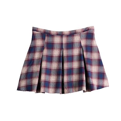 Juniors' SO® Pleated High-Rise Mini Skirt