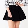 Juniors' SO® Pleated High-Rise Mini Skirt
