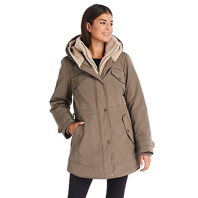 Women's Koolaburra by UGG Faux-Fur Hood Inner-Vest Puffer Coat Women's Koolaburra by UGG Faux-Fur Hood Inner-Vest Puffer Coat