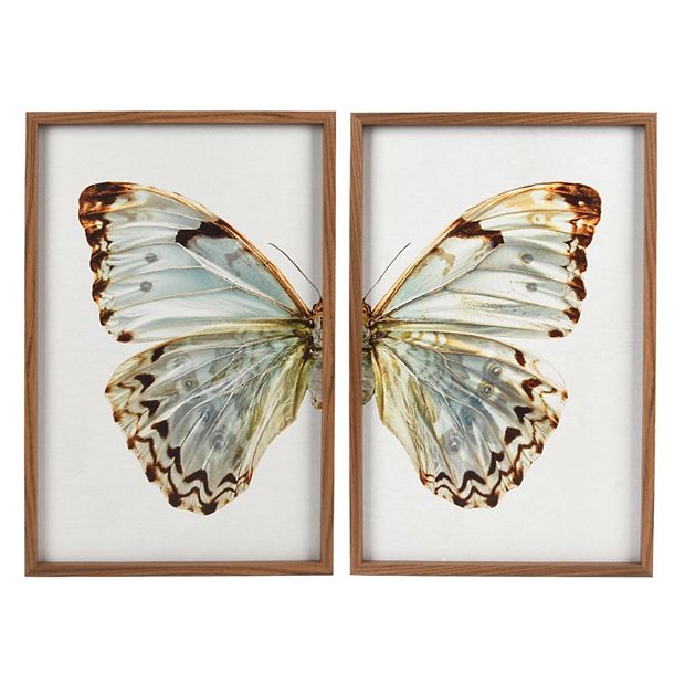 Personalized Butterfly Wall Art, Set of 2