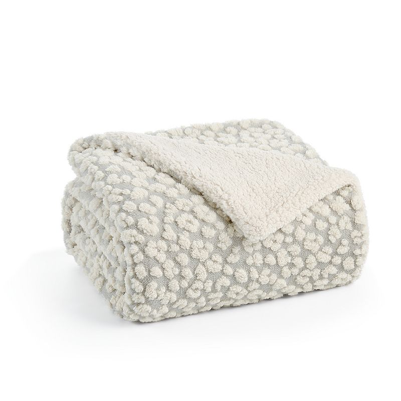 37872172 Koolaburra by UGG Alaia Sherpa Throw, White, 50X70 sku 37872172