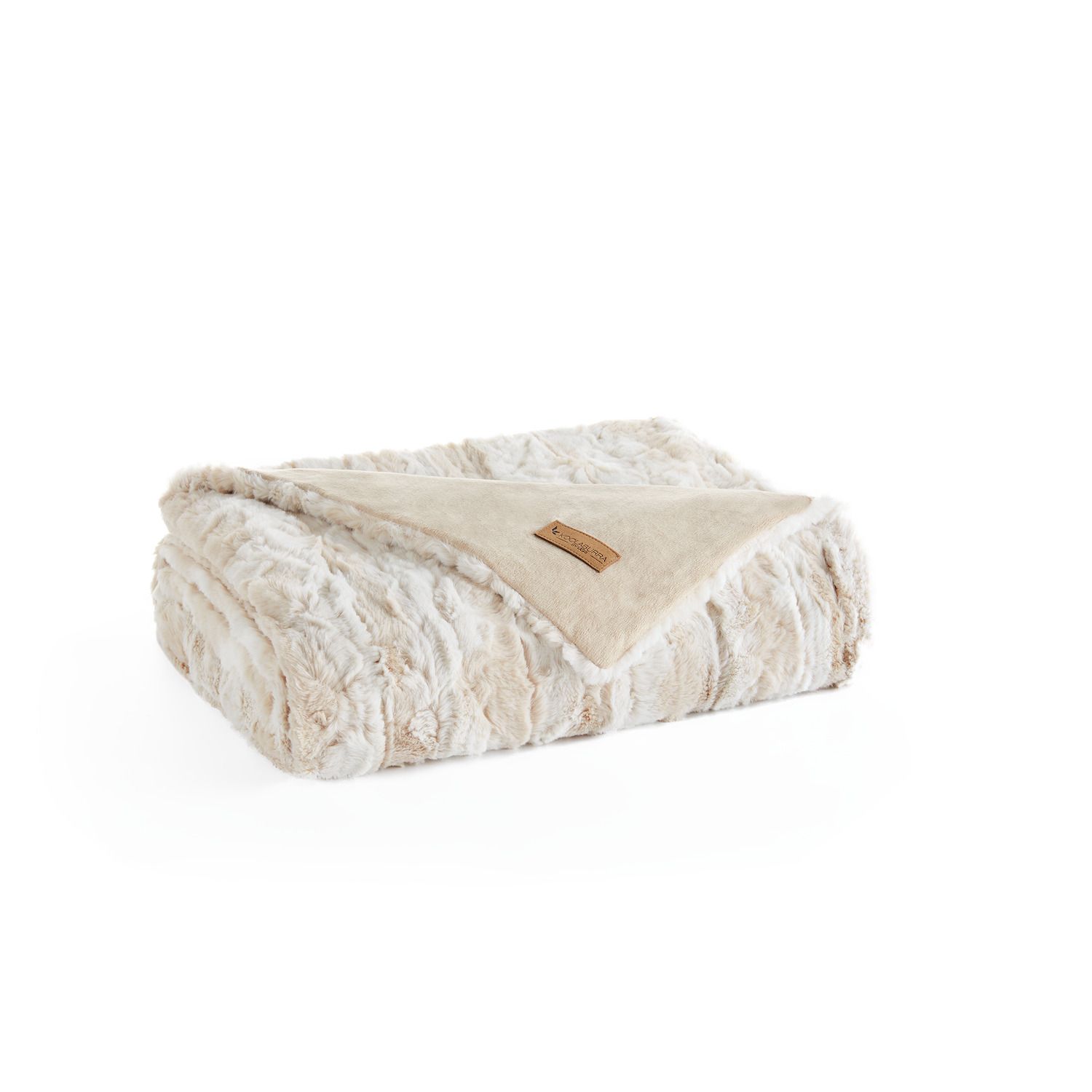 ugg polar faux fur textured throw in deep night