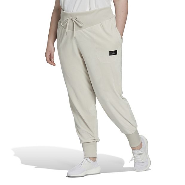 Adidas high waisted online joggers