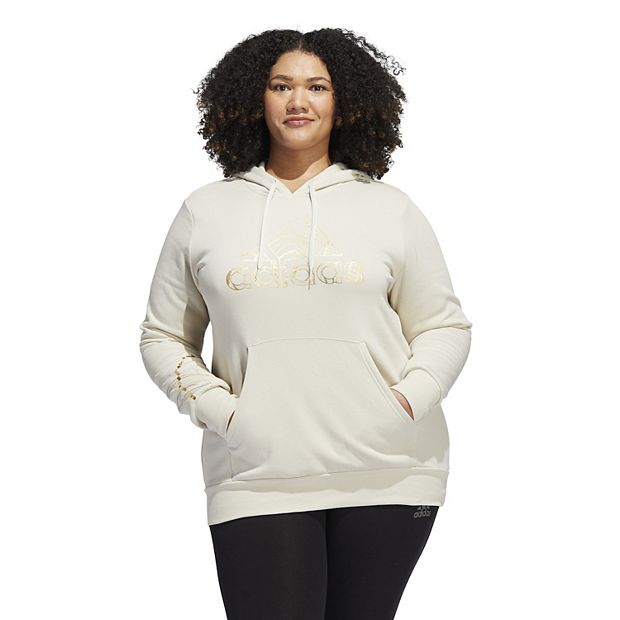 Plus Size adidas Holiday Fleece Hoodie