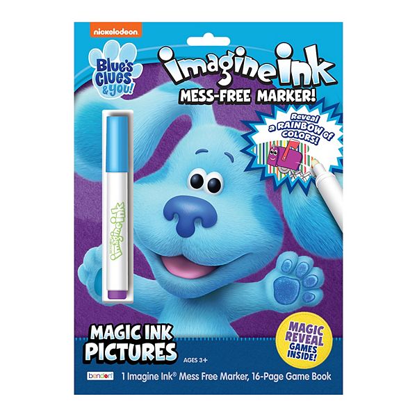 Blues Clues & You Imagine Ink MessFree Coloring Book