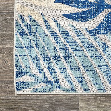 JONATHAN Y Tropics Palm Leaves Rug