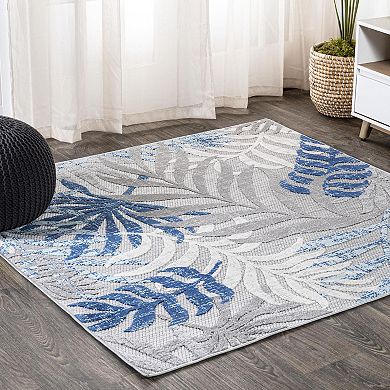 JONATHAN Y Tropics Palm Leaves Rug