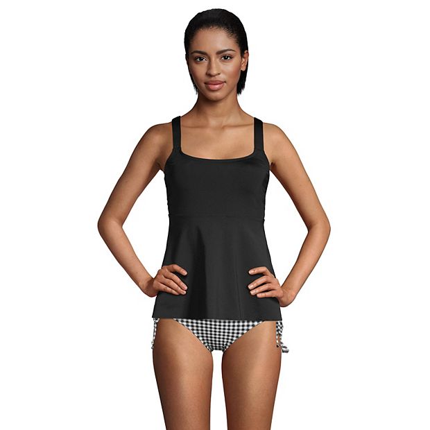 Women s Lands End Flutter Empire UPF 50 Tankini Swimsuit Top