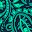 Navy Emerald Paisley