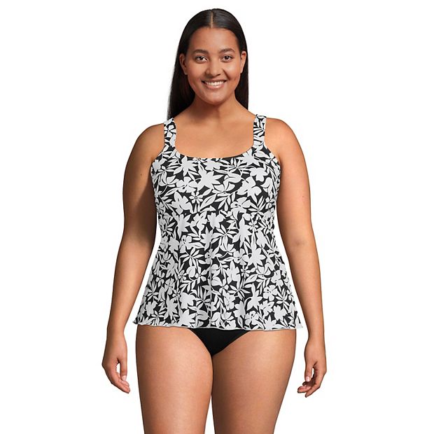 Lands end plus store size tankini tops