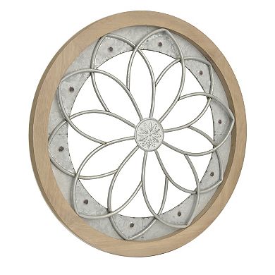 Sonoma Goods For Life® Mixed Material Flower Wall Medallion
