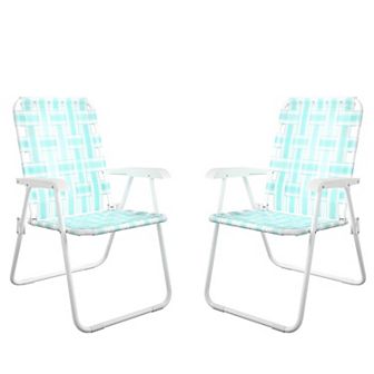Novogratz Poolside Gossip Priscilla Folding Chair 2 pc Set