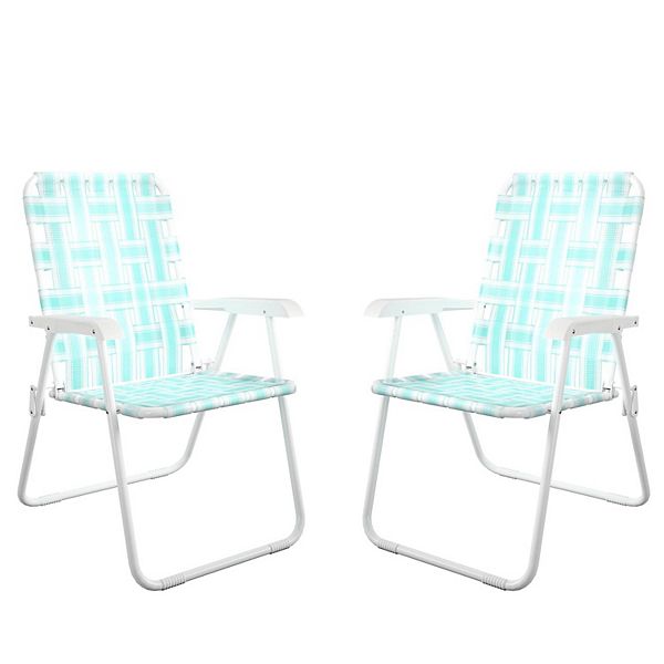 Novogratz Poolside Gossip Priscilla Folding Chair 2-piece Set