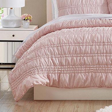 Poppy & Fritz Scrunch Stripe Quilt Set with Shams