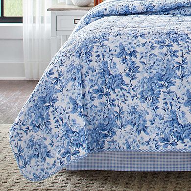 Laura Ashley Brighton Floral Quilt Set