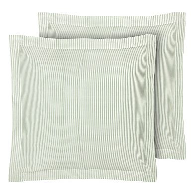 Laura Ashley Ticking Stripe Euro Sham