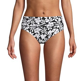 Women's Lands' End UPF 50 Midrise Bikini Bottoms