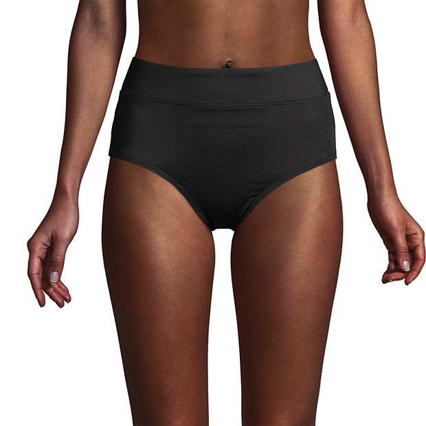 Lands' End High Waisted Bikini Bottoms