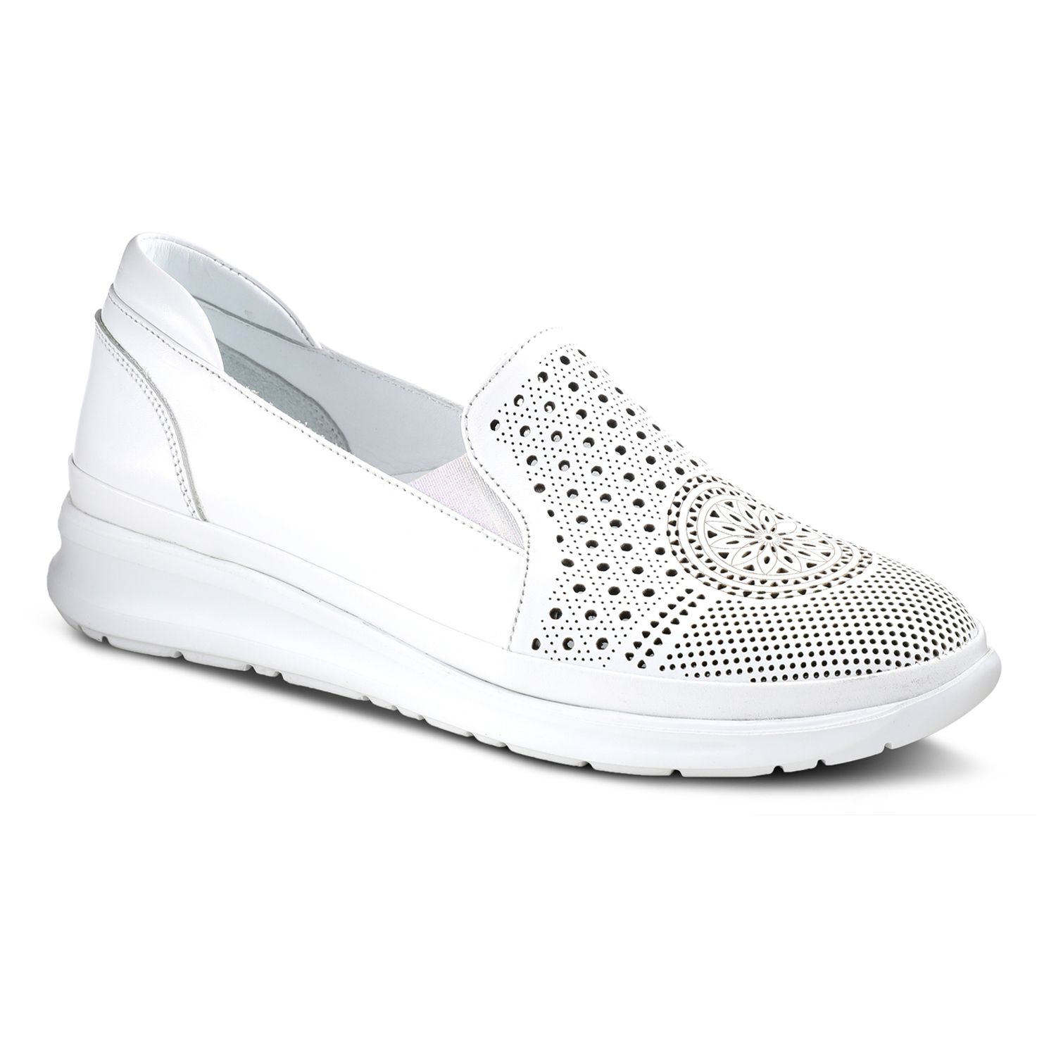 white roxy slip ons