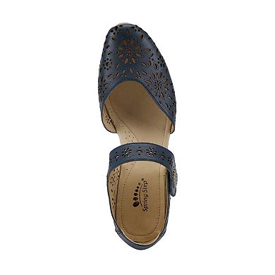 Spring Step Nougat Women's Leather Mary-Jane Shoes