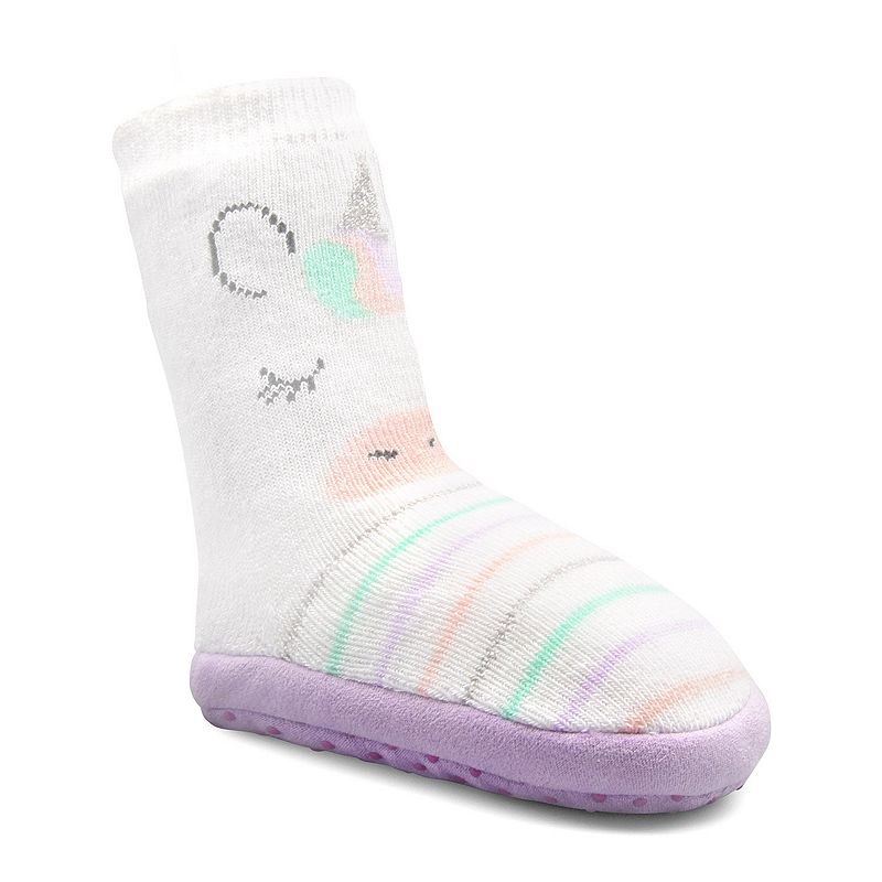 Toddler Girls Carters Unicorn Slipper Socks, Toddler Girls, Size: 6-12Mon