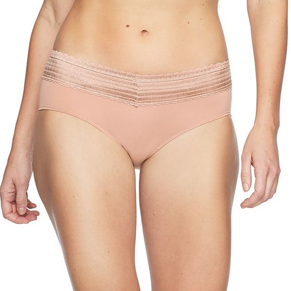 Women's Warners No Pinching No Problems Lace Trimmed Hipster Panty