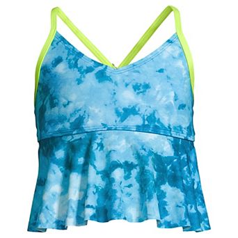 Girls Lands' End Ruffle Tankini Top in Regular, Plus & Slim